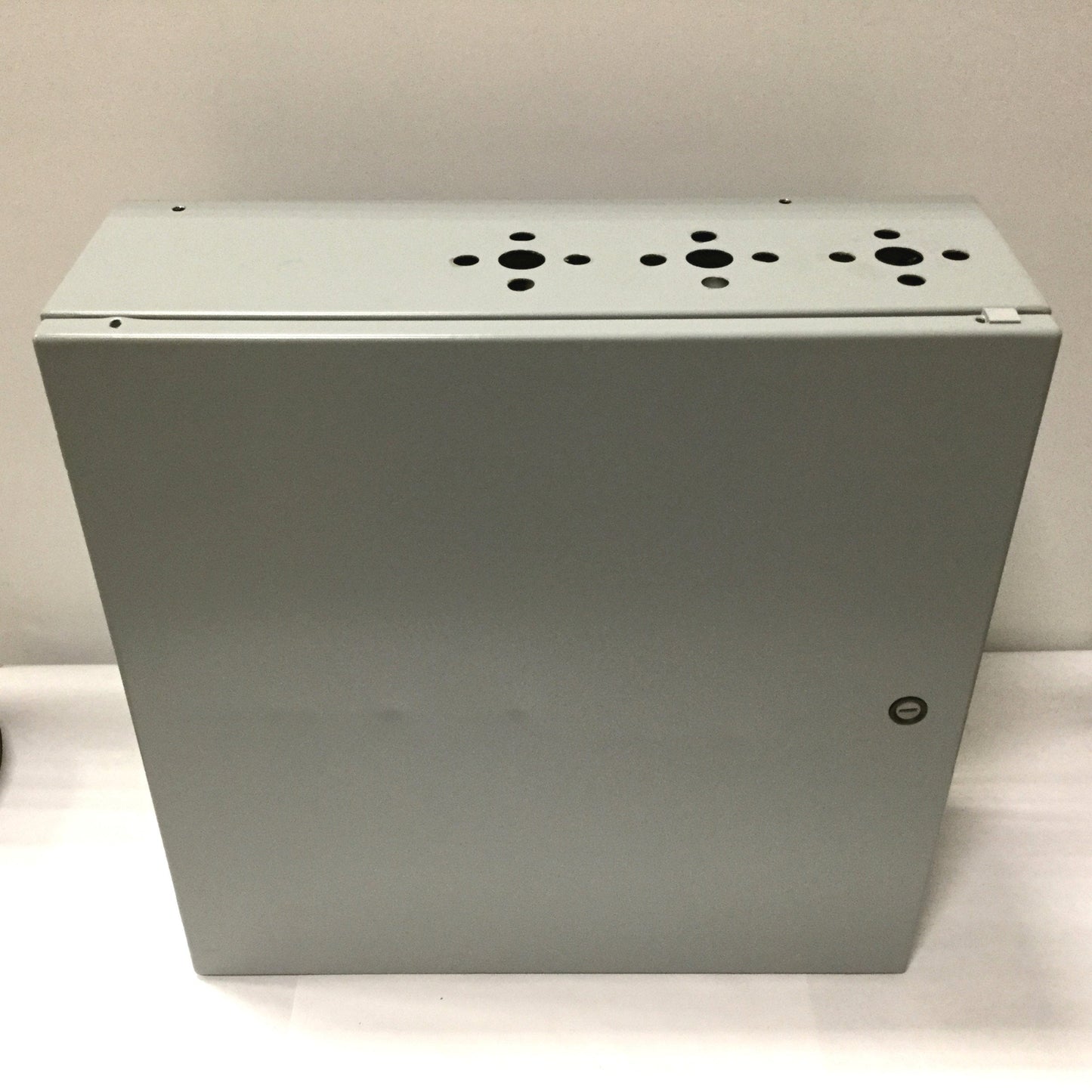 Used Hoffman CSD20206 Electrical Enclosure, 20" x 20" x 6", Steel, *Holes/Dents*