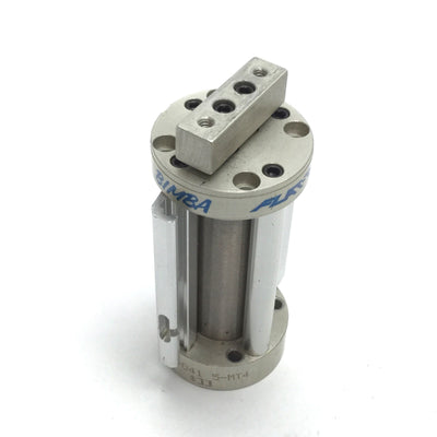 Used Bimba FT-041.5-MT4 Flat-II Non-Rotating Pneumatic Cylinder, Stroke: 1.5"