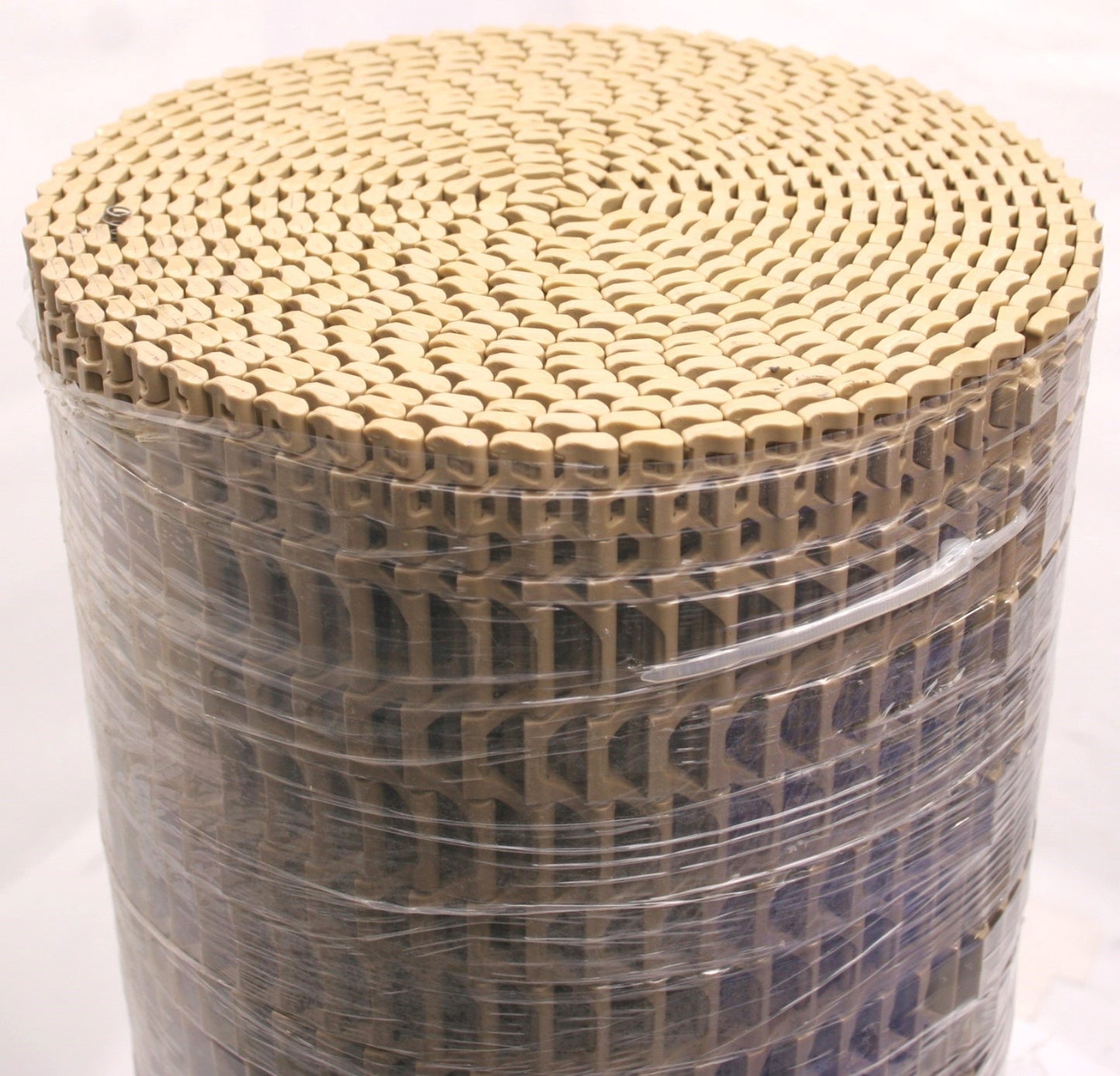 New – Open box Tan Conveyor Belt Width: 22", Length: About 25', Thickness: 1/4"