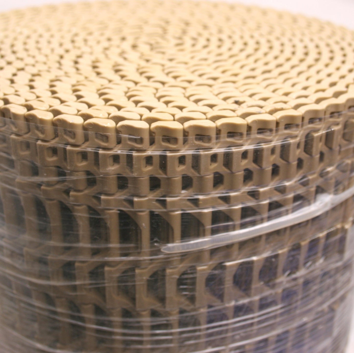 New – Open box Tan Conveyor Belt Width: 22", Length: About 25', Thickness: 1/4"