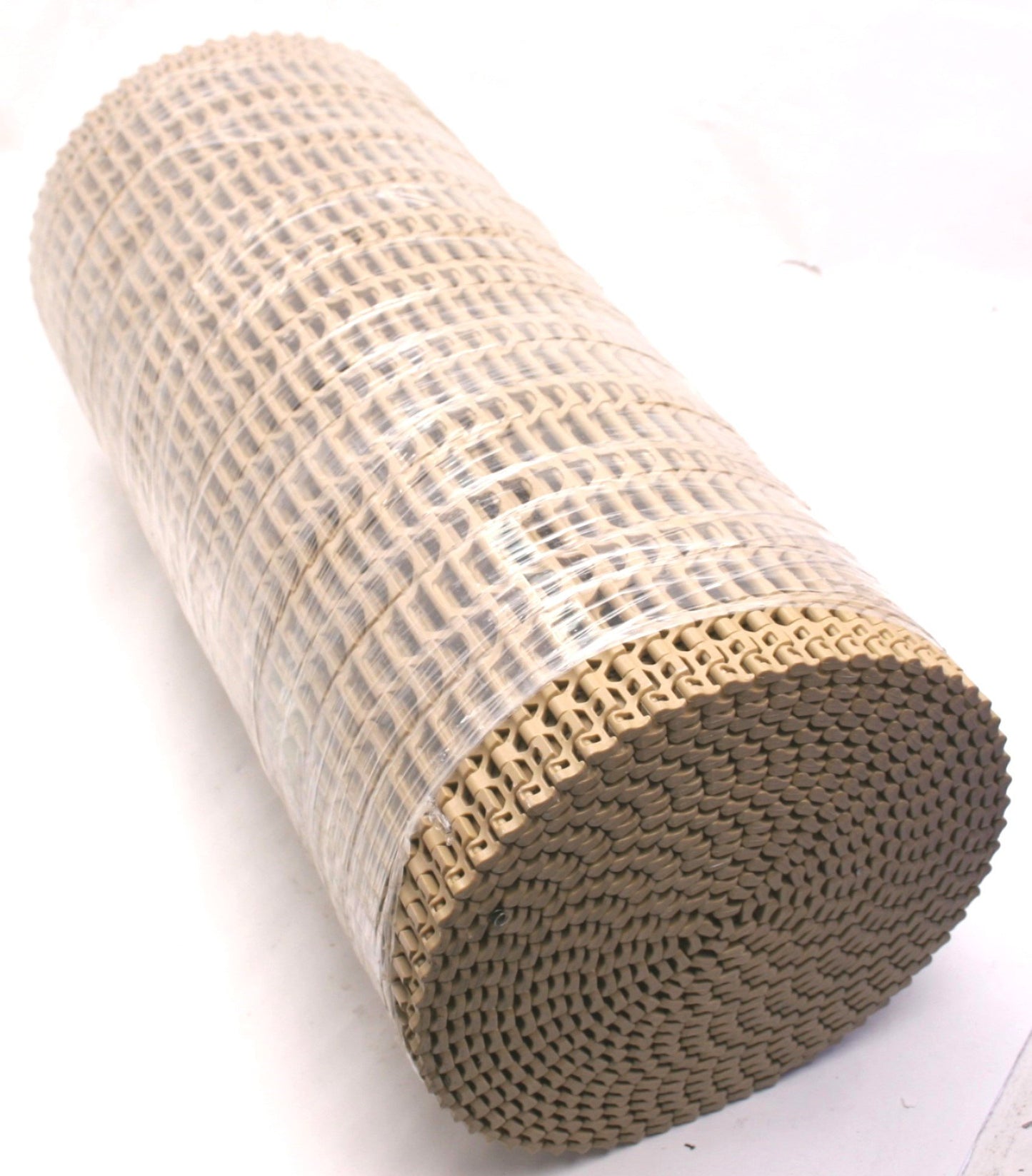 New – Open box Tan Conveyor Belt Width: 22", Length: About 25', Thickness: 1/4"