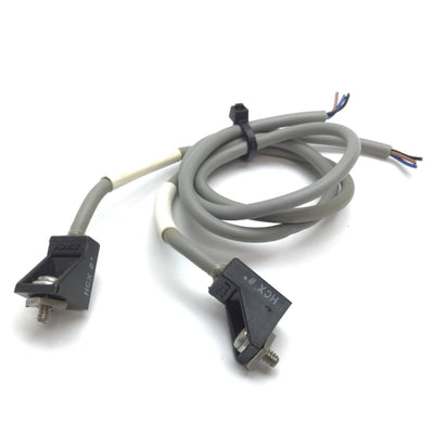 Used Lot of 2 Bimba HCX Pneumatic Cylinder Solid State Position Reed Sensor 30VDC PNP