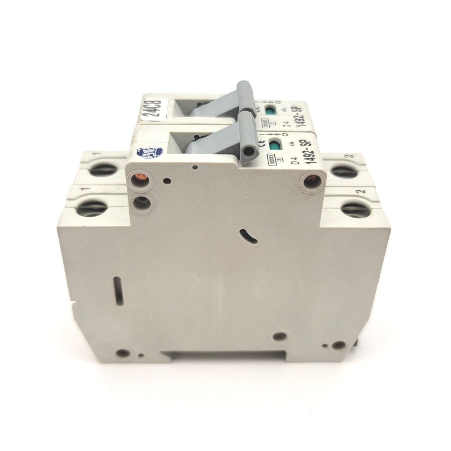 Used Lot Of 2 Allen Bradley 1492-SP1D040 Miniature Circuit Breaker 240/415VAC, 4A