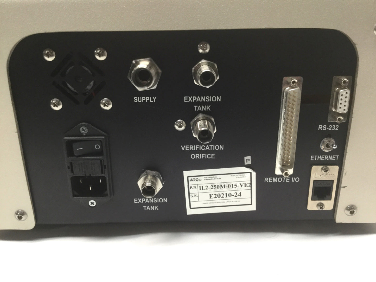 Used ATC IL2-250M-015-VE2 Micro-Flow Vacuum Pressure Leak Test Instrument 0.25cc/min