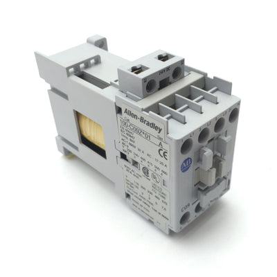 Used Allen Bradley 100-C09Z*01 Contactor, 4-Pole 3x NO 1x NC, 600VAC 25A, 24VDC Coil