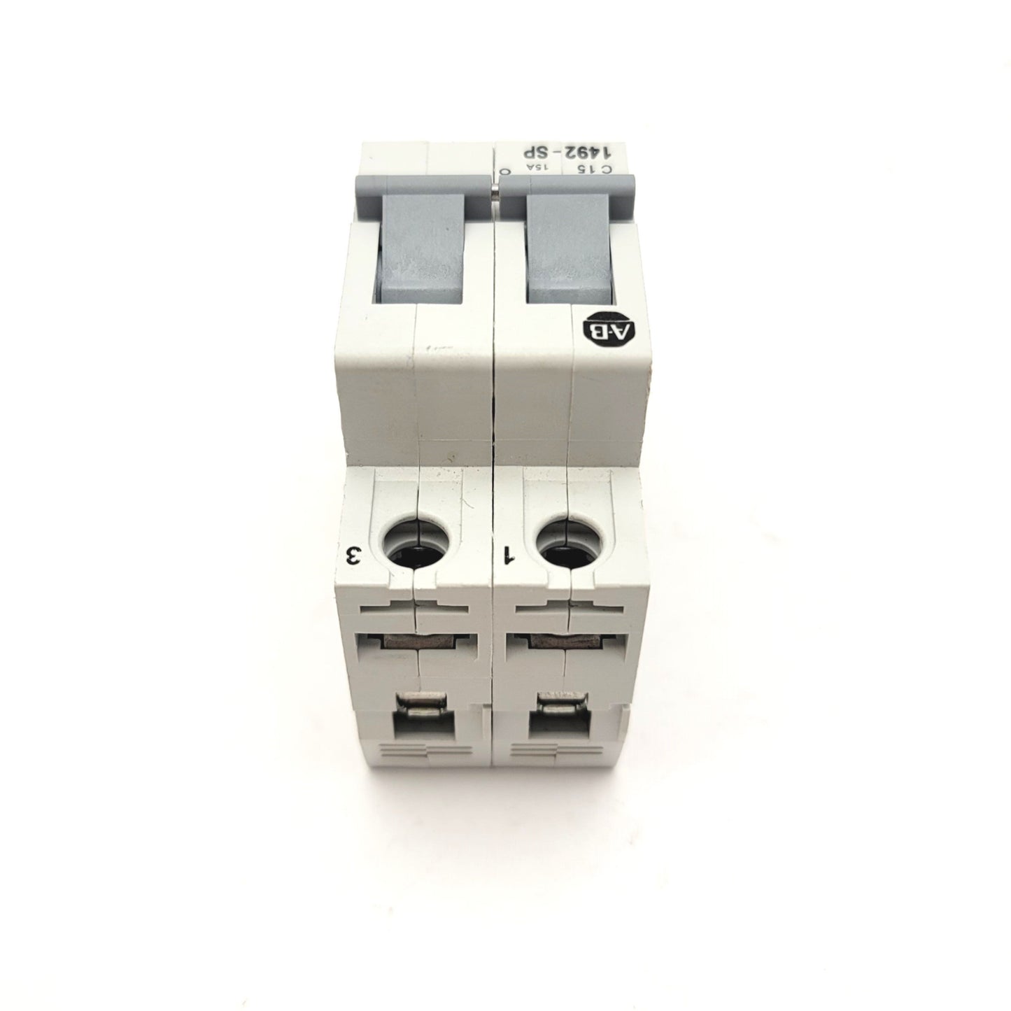 Used Allen Bradley 1492-SP2C150 Miniature Circuit Breaker, 240/415VAC, 15A, 2-Pole