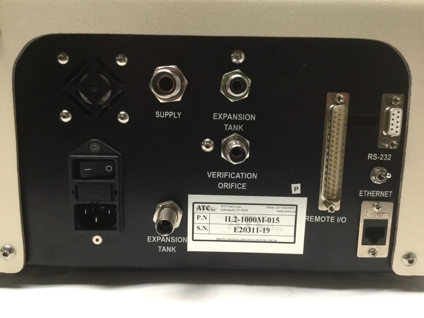 Used ATC IL2-1000M-015 Micro-Flow Pressure Leak Test Detector Instrument 1cc/min