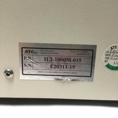 Used ATC IL2-1000M-015 Micro-Flow Pressure Leak Test Detector Instrument 1cc/min