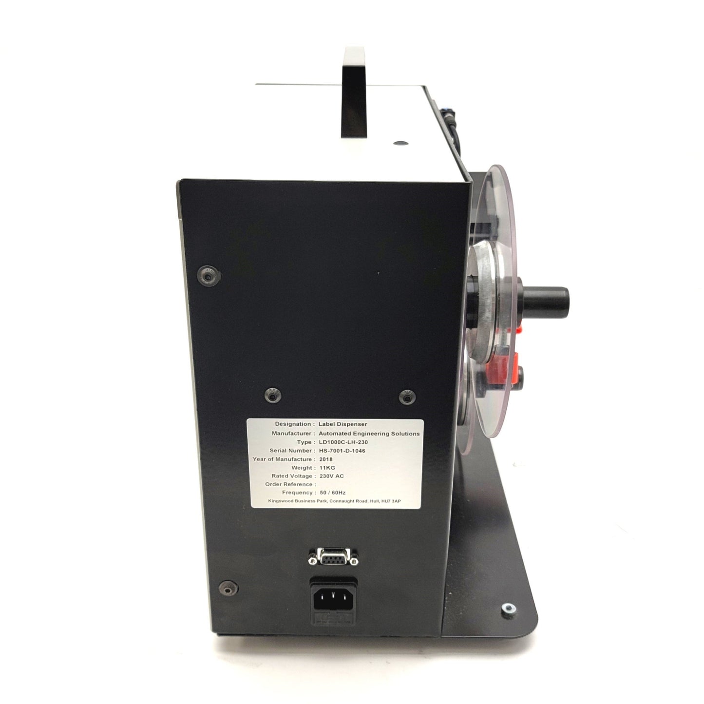 New – Open box Computype LD1000C-LH-230 Automatic Barcode Label Dispenser 230VAC 50/60Hz