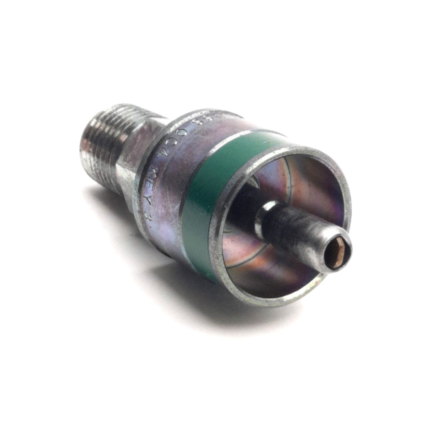 Used Swagelok B-QC4-D-4PMK3 Brass Insturment Quick Connect Stem Valve 1/4" Green Key