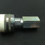 Used Swagelok B-QC4-B-4PFK6 Brass Insturment Quick Connect Body Valve 1/4" White Key