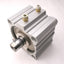 Used Pneumatic Cylinder, Double Acting, Bore: 5", Stroke: 1-1/8", 1/2" Thread