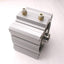 Used Pneumatic Cylinder, Double Acting, Bore: 5", Stroke: 1-1/8", 1/2" Thread