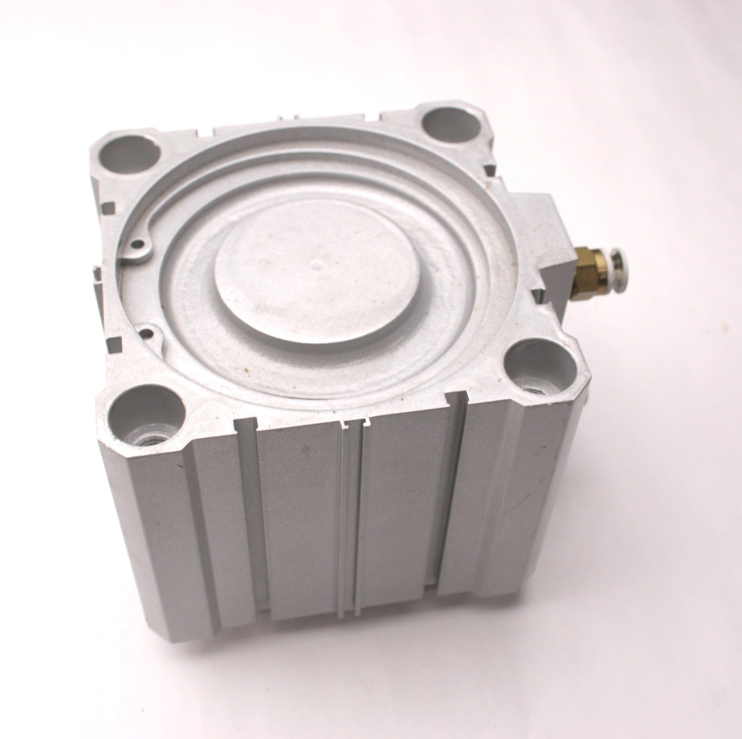 Used Pneumatic Cylinder, Double Acting, Bore: 5", Stroke: 1-1/8", 1/2" Thread