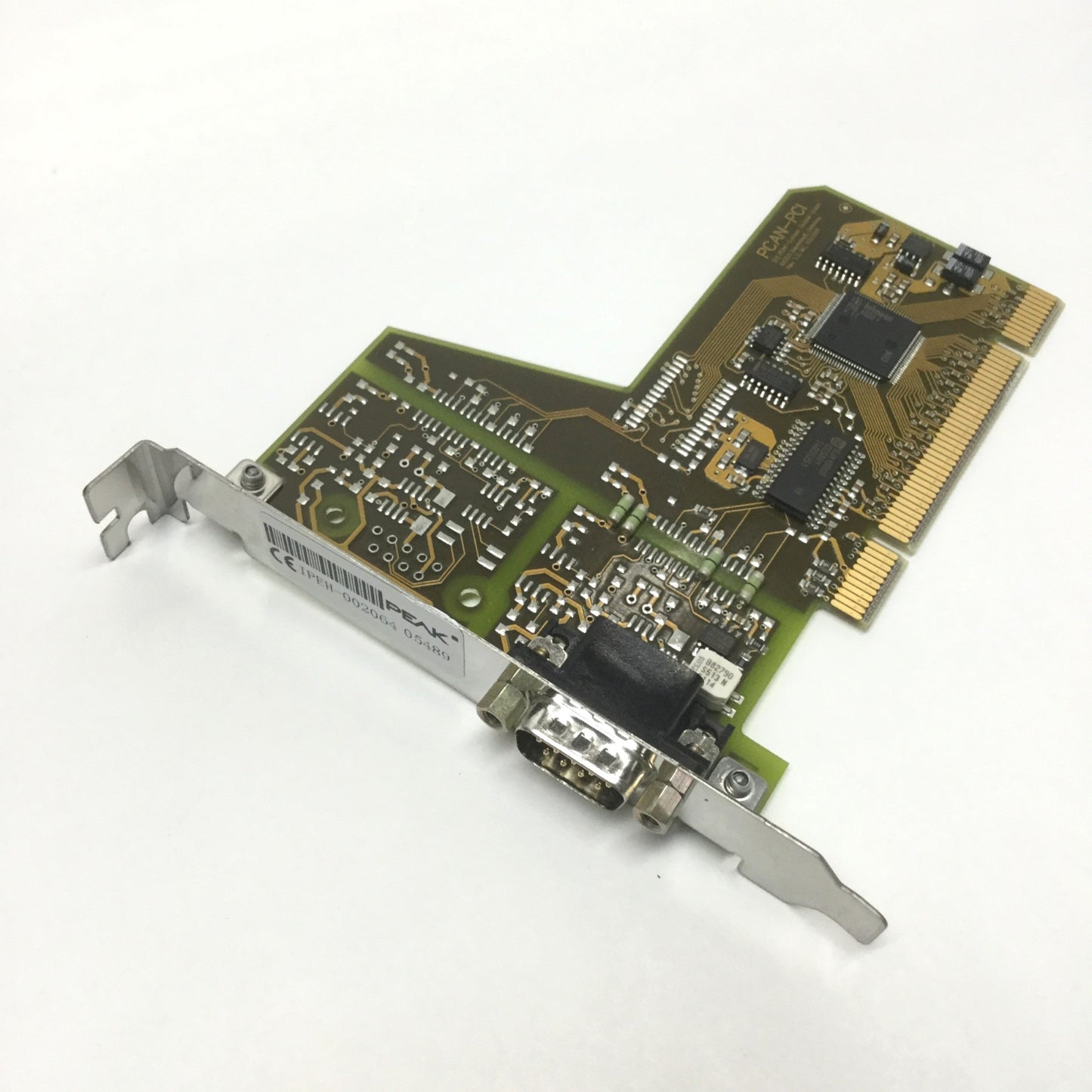 Used PEAK IPEH-002064 PCAN-PCI Single-Channel CAN Network Interface Card, 9-Pin D-Sub