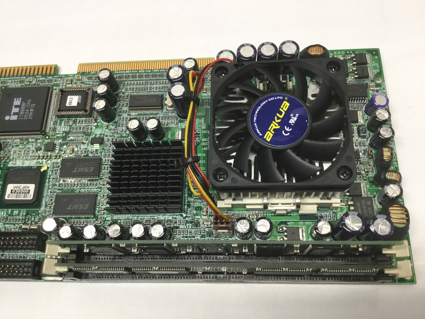 Used AXIOMTEK SBC8168 Industrial Single Board Computer, Pentium III 850MHz, 256MB RAM