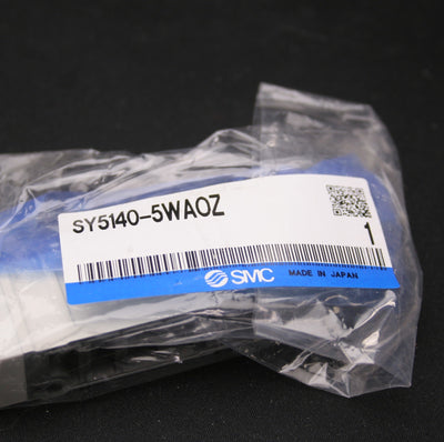New SMC SY5140-5WAOZ Solenoid Valve, 0.15-0.7MPa, 2 Position Single, 24VDC