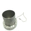 Used MDC F200600 110031 Vacuum Flange DN160CF OD: 8", Pipe OD: 6", Bore: 1.5"