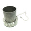 Used MDC F200600 110031 Vacuum Flange DN160CF OD: 8", Pipe OD: 6", Bore: 1.5"