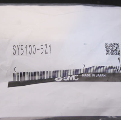 New SMC SY5100-5Z1 Solenoid Valve, 5 Port, 2 Position Single, 24VDC, 0.15-0.7MPa