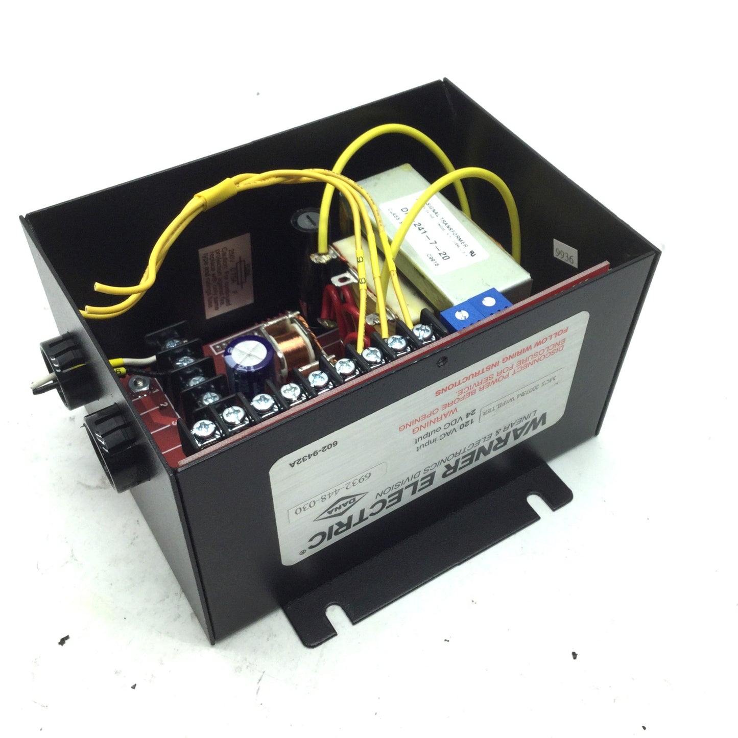 Used Warner Electric 6932-448-030 Actuator Control In 120VAC Out 24VDC Elektrak 1