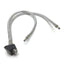 Used Dual Fiber Optic Microscope Light Guide, Gooseneck 5/8" In, 18" L *Bad Fibers*