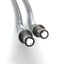 Used Dual Fiber Optic Microscope Light Guide, Gooseneck 5/8" In, 18" L *Bad Fibers*