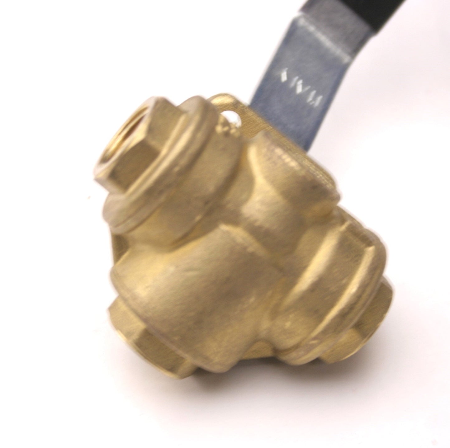 New – Open box RB CW617N PN30 Ball Valve, 3-Way, Brass, 3/8" NPT, With Handle