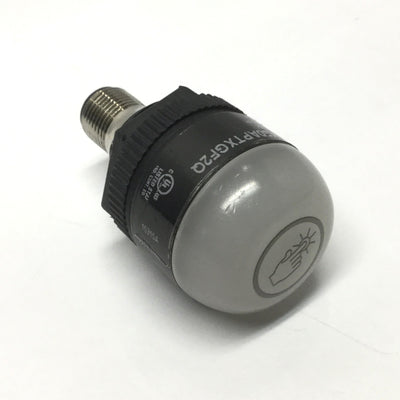 Used Banner K30APTXGF2Q EZ-LIGHT Illuminated Touch Button Sensor Switch PNP-NO, 24VDC