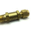 Used Swagelok B-4C1-10 Brass Poppet Check Valve 1/4" Tube Fitting 1/4" NPT, 10 PSIG