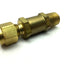 Used Swagelok B-4C1-10 Brass Poppet Check Valve 1/4" Tube Fitting 1/4" NPT, 10 PSIG