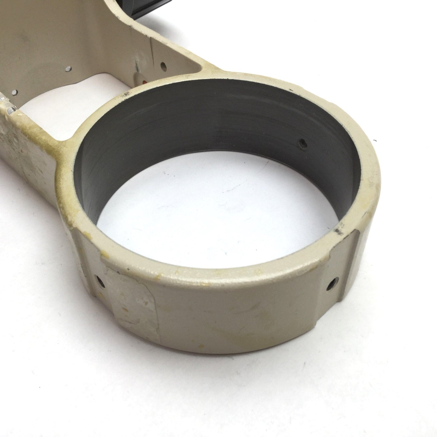 Used Olympus SZ-STB1 Microscope Head Holder Focus Assembly, Travel: 2", *Residue*