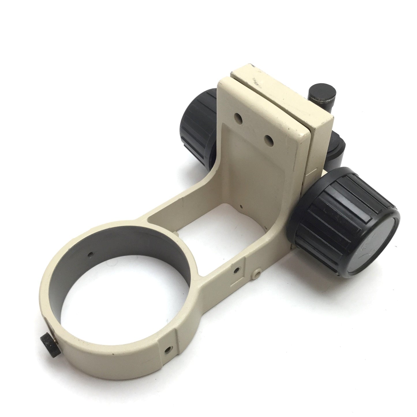 Used Olympus SZ-STB1 Microscope Head Holder Focus Assembly, Travel: 2", Holder ID: 3"
