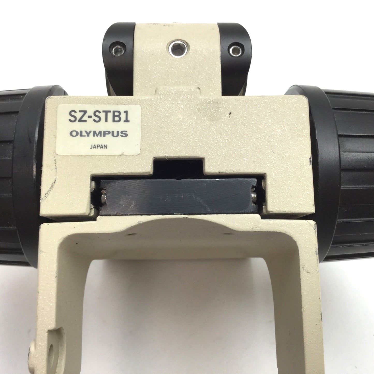 Used Olympus SZ-STB1 Microscope Head Holder Focus Assembly, Travel: 2", Holder ID: 3"