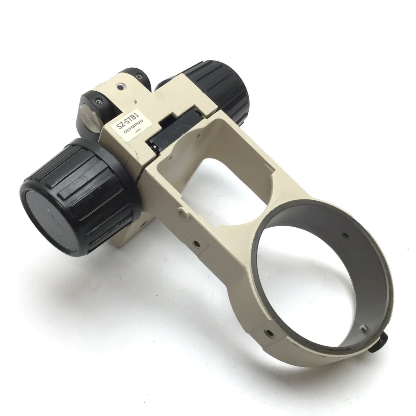 Used Olympus SZ-STB1 Microscope Head Holder Focus Assembly, Travel: 2", Holder ID: 3"