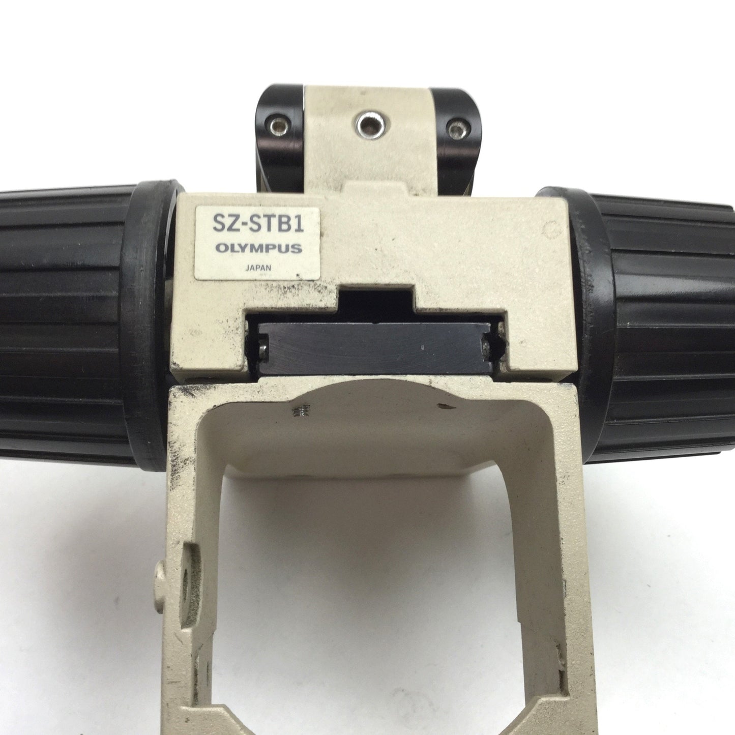 Used Olympus SZ-STB1 Microscope Head Holder Focus Assembly, Travel 2" *Loose Actuator