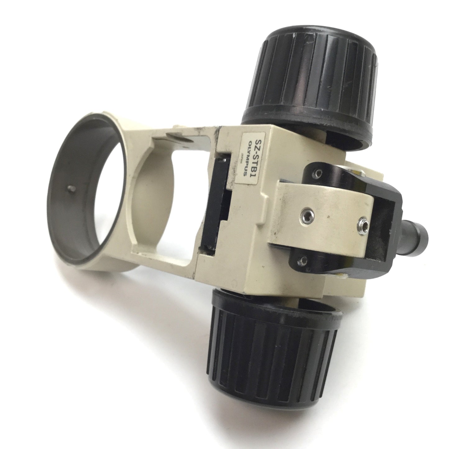 Used Olympus SZ-STB1 Microscope Head Holder Focus Assembly, Travel 2" *Loose Actuator