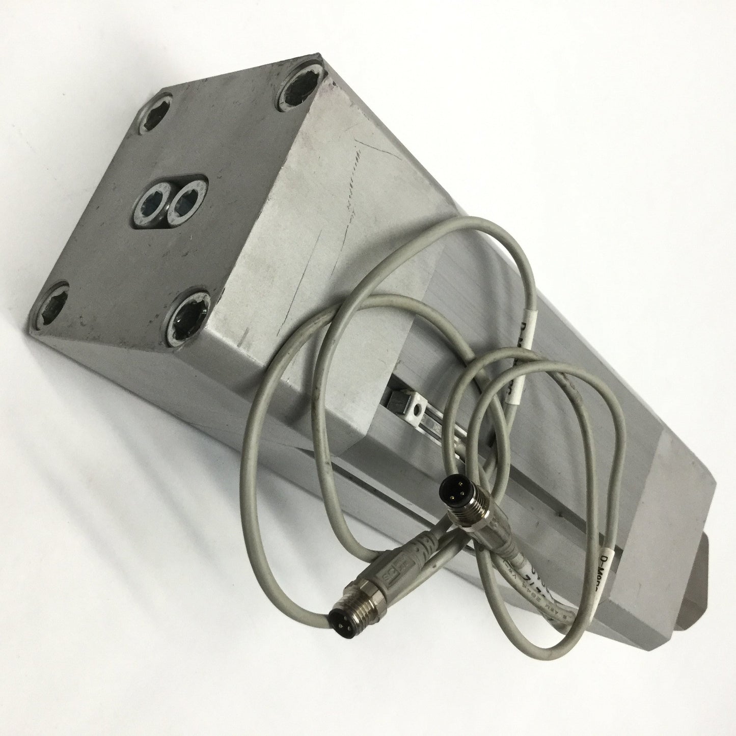 Used SMC MGZR50-75 Double-Power Air Cylinder 50mm Bore, 75mm Stroke, w/Switches