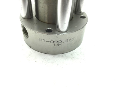 Used Bimba FT-090.875 Pneumatic Cylinder Non-Rotating Bore 1-1/16" Stroke 7/8"