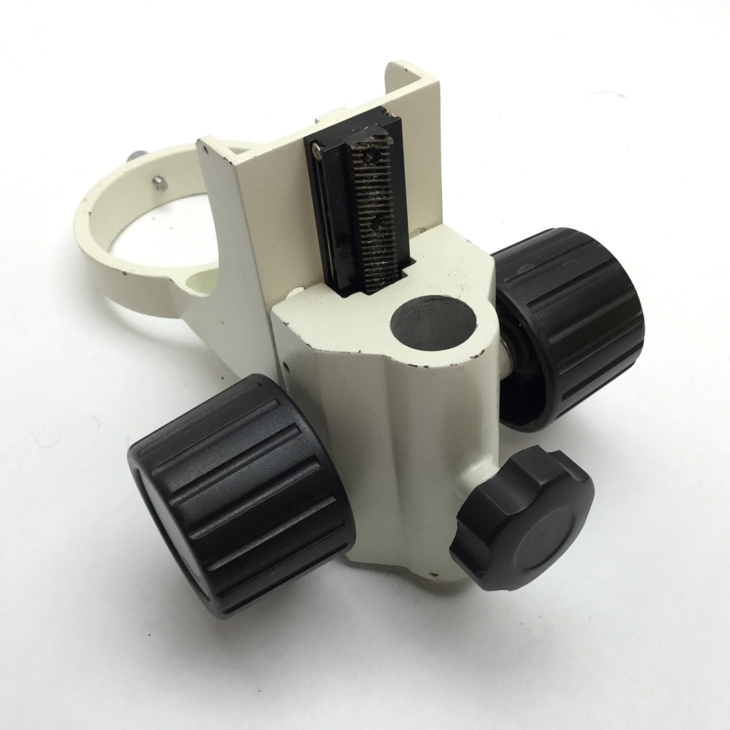 Used OC White PZ-FA20 Microscope Head Focus Assembly, Travel: 3", Holder ID: 3"