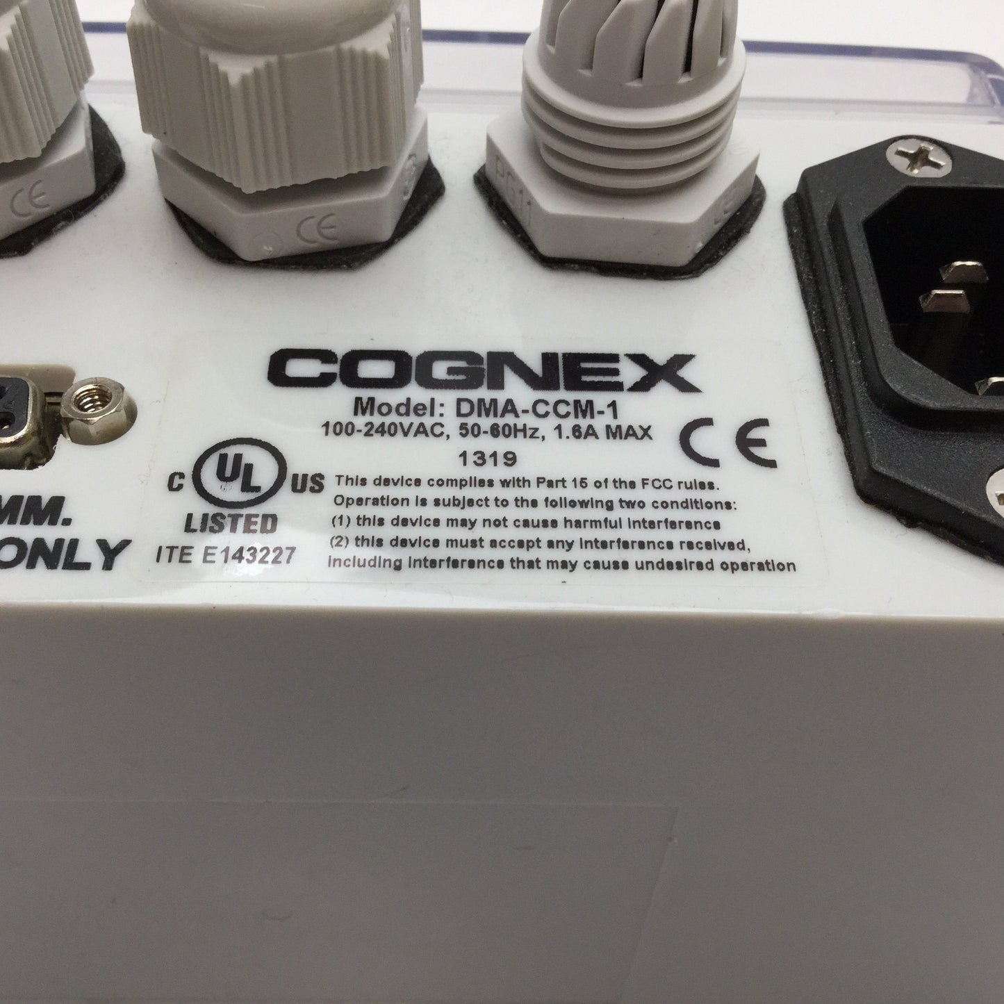 Used Cognex DMA-CCM-1 I/O Module, In 0 - 264VAC, Out 24VDC 1.72A DataMan 300, 503