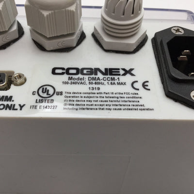 Used Cognex DMA-CCM-1 I/O Module, In 0 - 264VAC, Out 24VDC 1.72A DataMan 300, 503