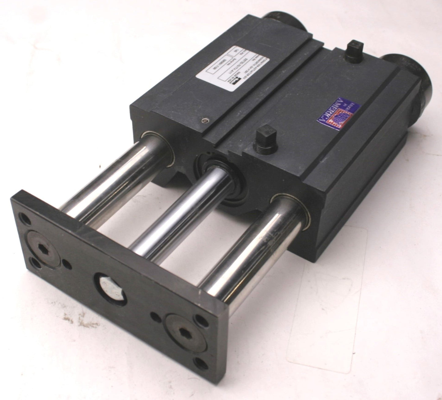 Used Parker SST32-751TK-A11 Pneumatic Slide Cylinder, 1/8"NPT Stroke: 3" Max PSI: 145