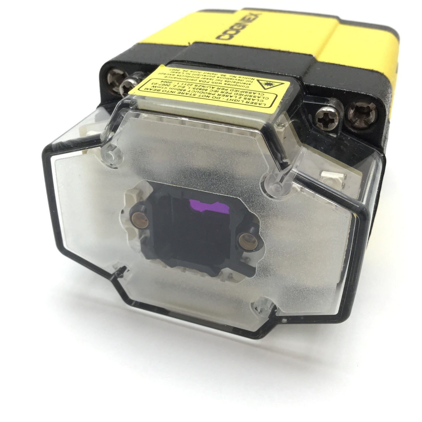 Used Cognex DM302X Dataman Fixed Mount Barcode Reader, 1D 2D, 24VDC, 1280x1024