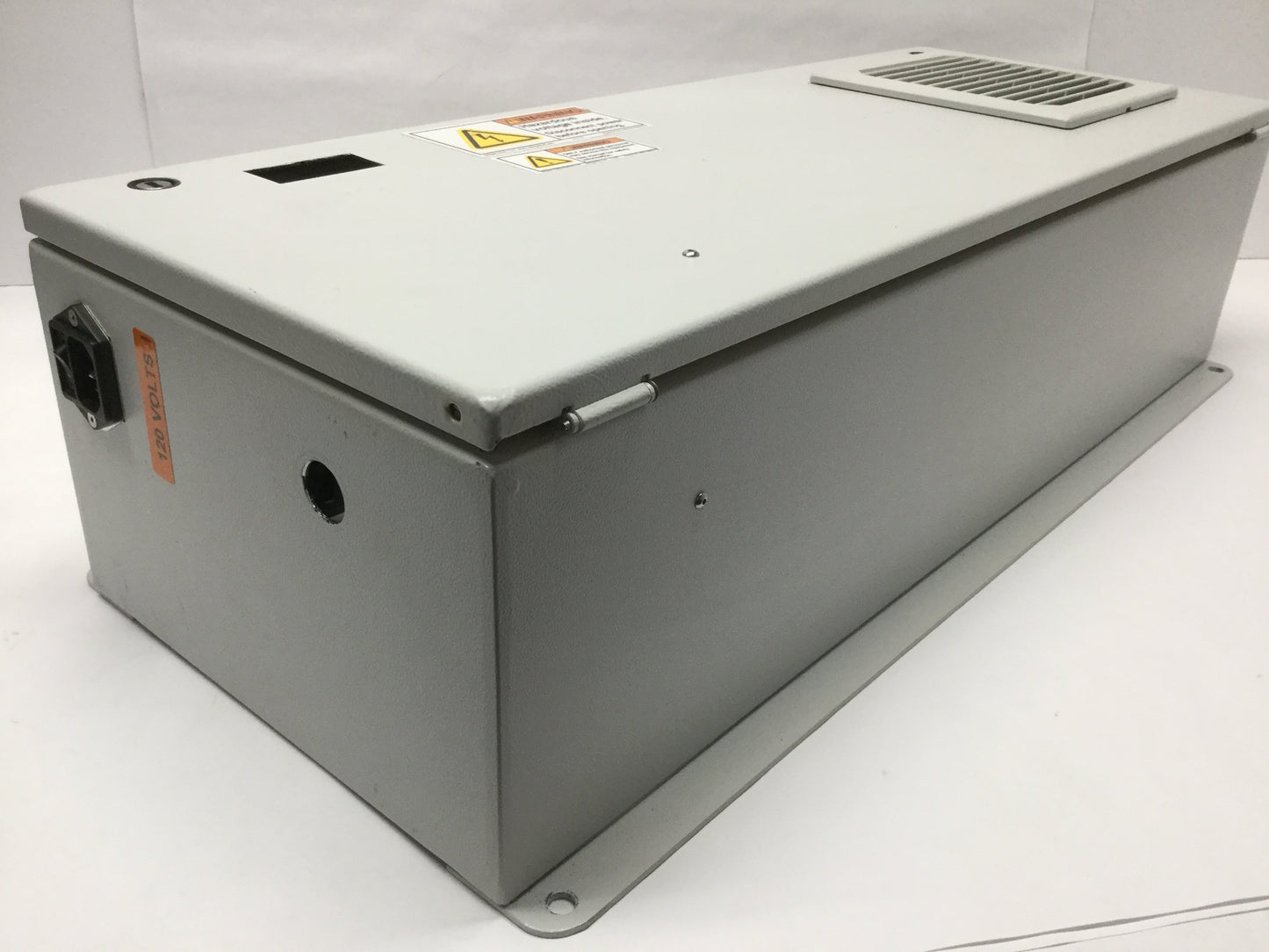 Used Hoffman LHC236016 Steel Electrical Enclosure Box 230mm x 600mm x 160mm *Holes*