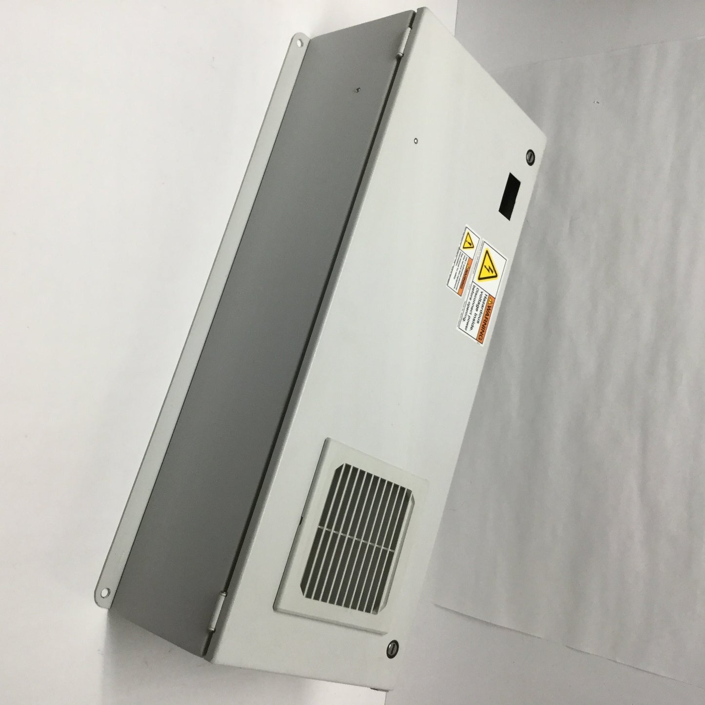 Used Hoffman LHC236016 Steel Electrical Enclosure Box 230mm x 600mm x 160mm *Holes*