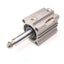 Used SMC NCQ2B40-40DCM Compact Cylinder, Bore: 1.5", Stroke: 1.5" Ports: 1/8" NPT