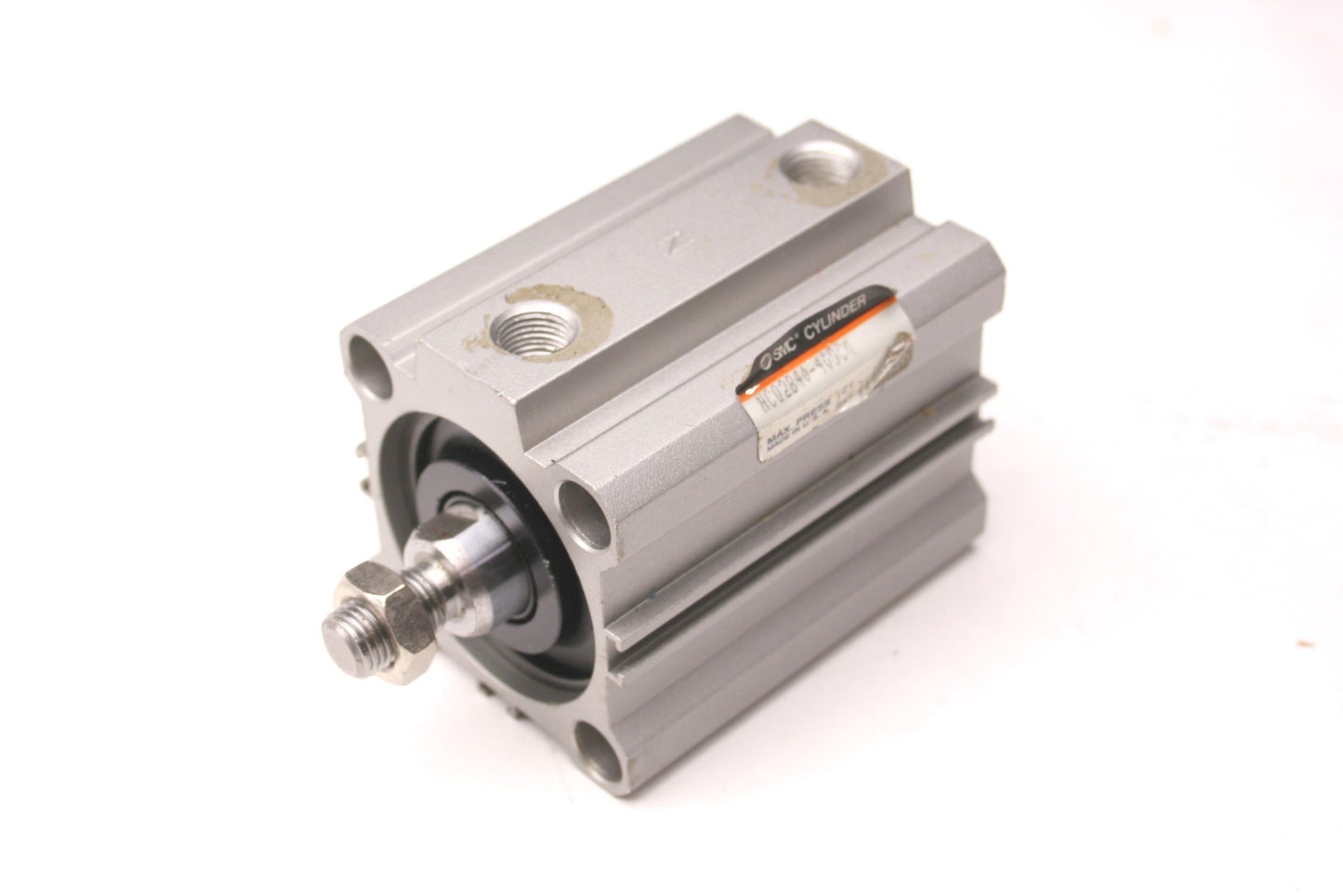 Used SMC NCQ2B40-40DCM Compact Cylinder, Bore: 1.5", Stroke: 1.5" Ports: 1/8" NPT
