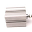Used SMC NCQ2B40-40DCM Compact Cylinder, Bore: 1.5", Stroke: 1.5" Ports: 1/8" NPT