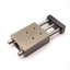Used PHD Double Acting Pneumatic Guided Cylinder, 1.5" Stroke, 10/32-M5x0.8 Ports